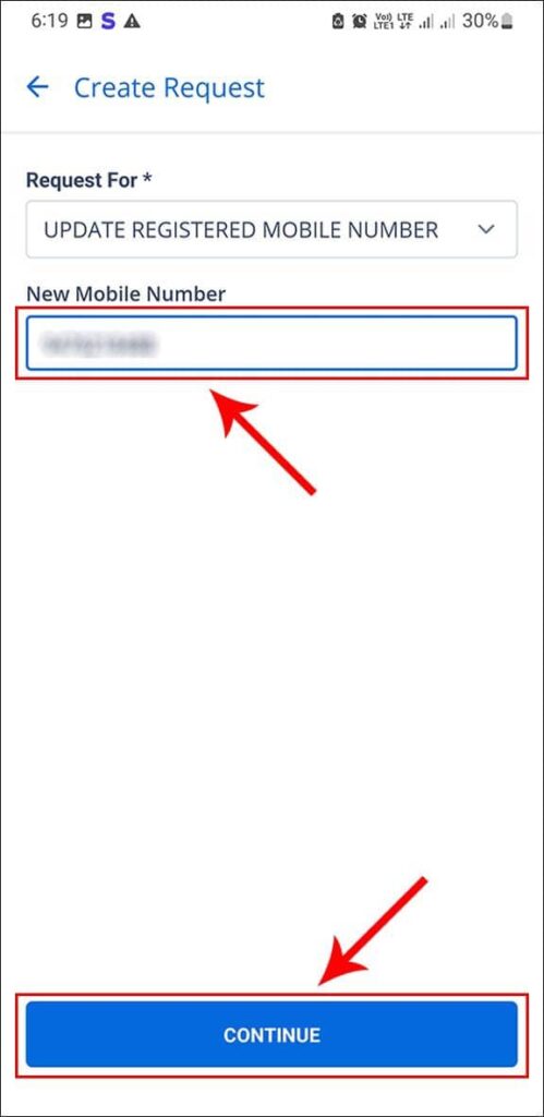 Tech Zedia - Change Mobile Number in Bharat